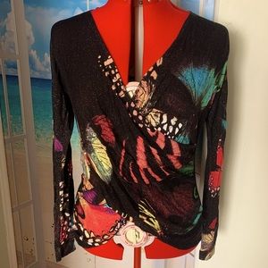 🚨3/20🚨 DESIGUAL crossbody knit with butterfly design, Sz L